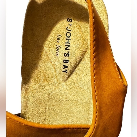 St Johns Bay Pasque Wedge Sandals 6 M - Picture 9 of 10